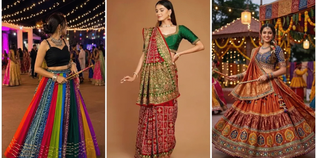 Garba Look Ideas 2026 featuring trendy Navratri styles, festive outfits, and special offers for Garba celebrations.